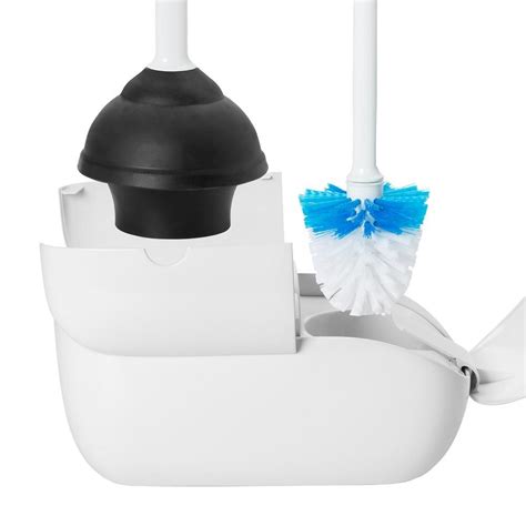 plunger toilet brush holder|home depot toilet brush holder.